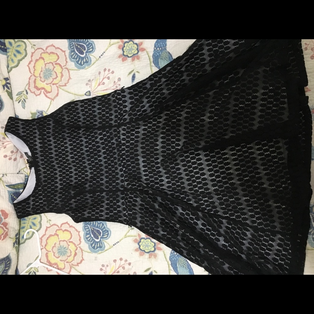 Black and white dress